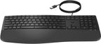 HP 485 Comfort Wired Keyboard teclado Oficina USB Negro (4)