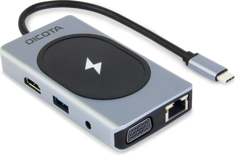 DICOTA D32059 hub de interfaz USB Type-C Negro, Plata (2)