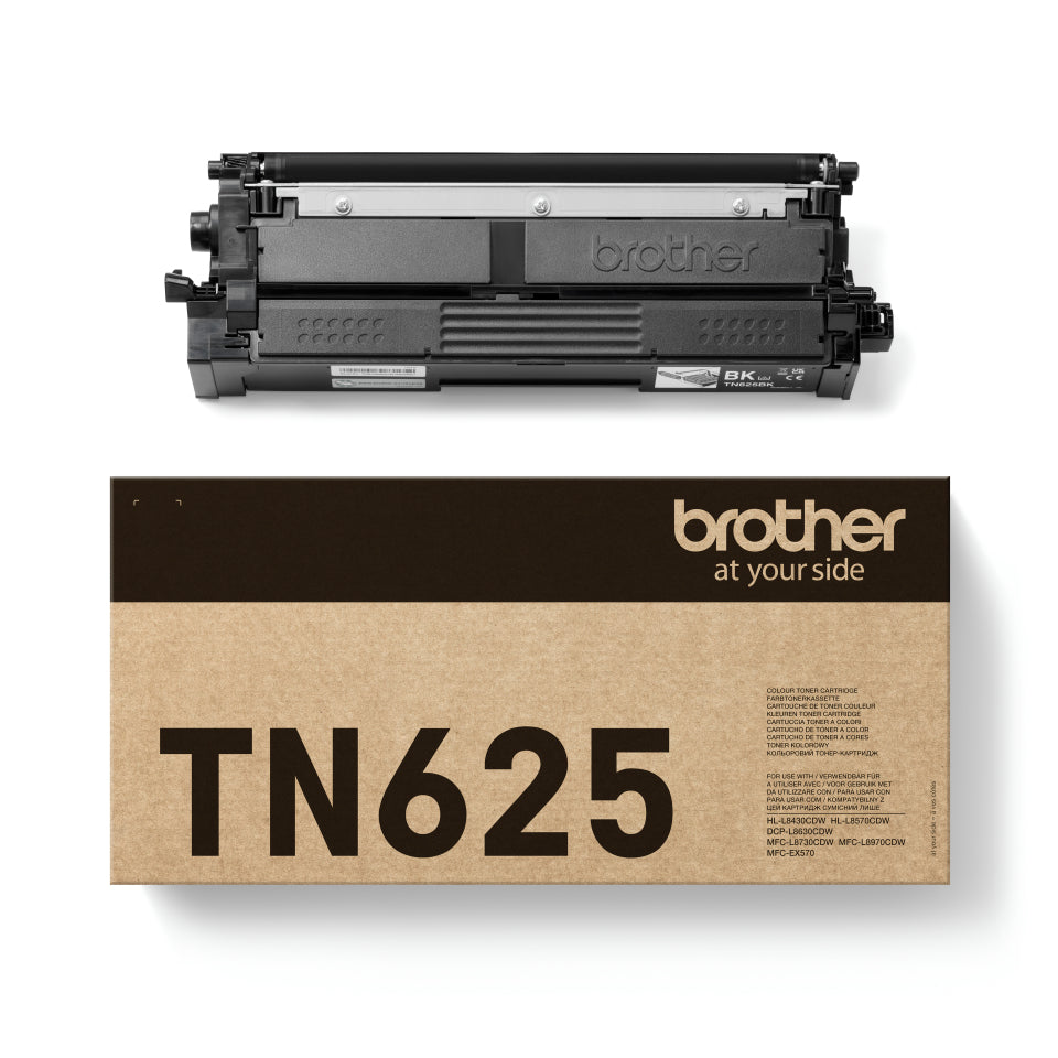 Brother TN-625BK cartucho de tóner 1 pieza(s) Original Negro (2)