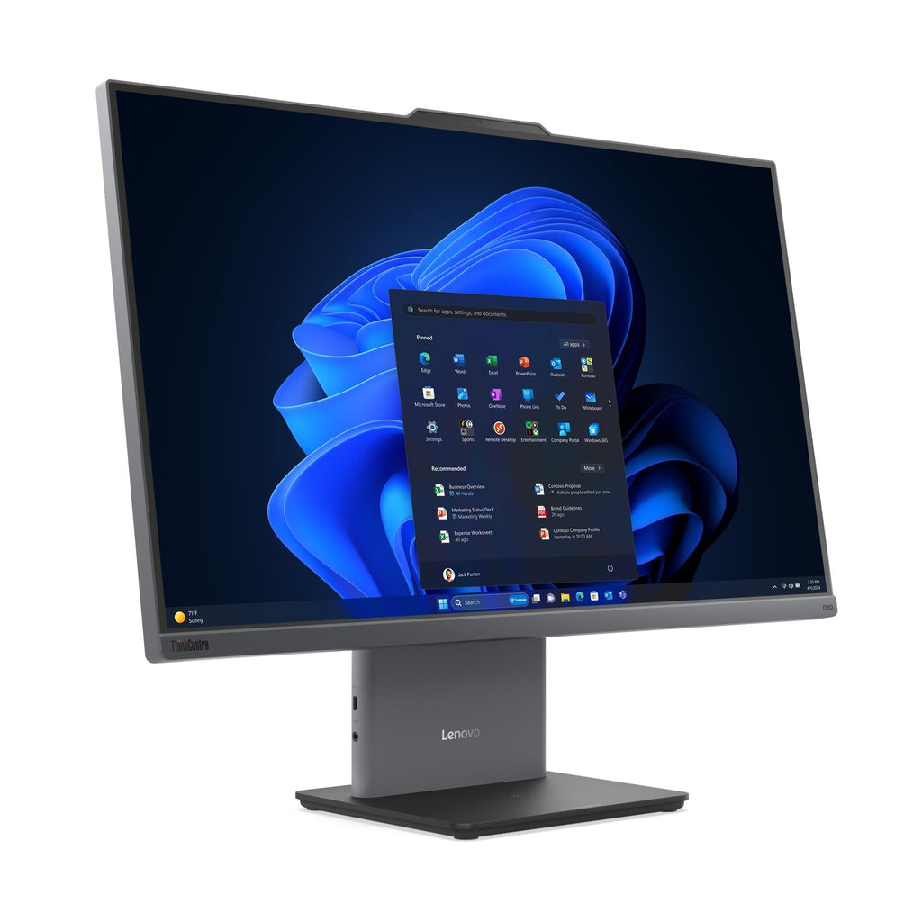 Lenovo ThinkCentre neo 50a 27 Gen 6 LNL Intel Core Ultra 7 256V 68,6 cm (27") 1920 x 1080 Pixeles PC todo en uno 16 GB 512 GB SSD Windows 11 Pro Wi-Fi 6 (802.11ax) Gris