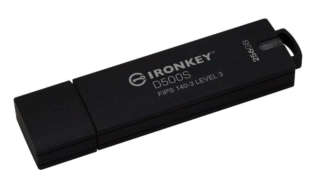 Kingston IronKey D500S - Unidad flash USB - cifrado - 256GB - USB3.2 Gen 1