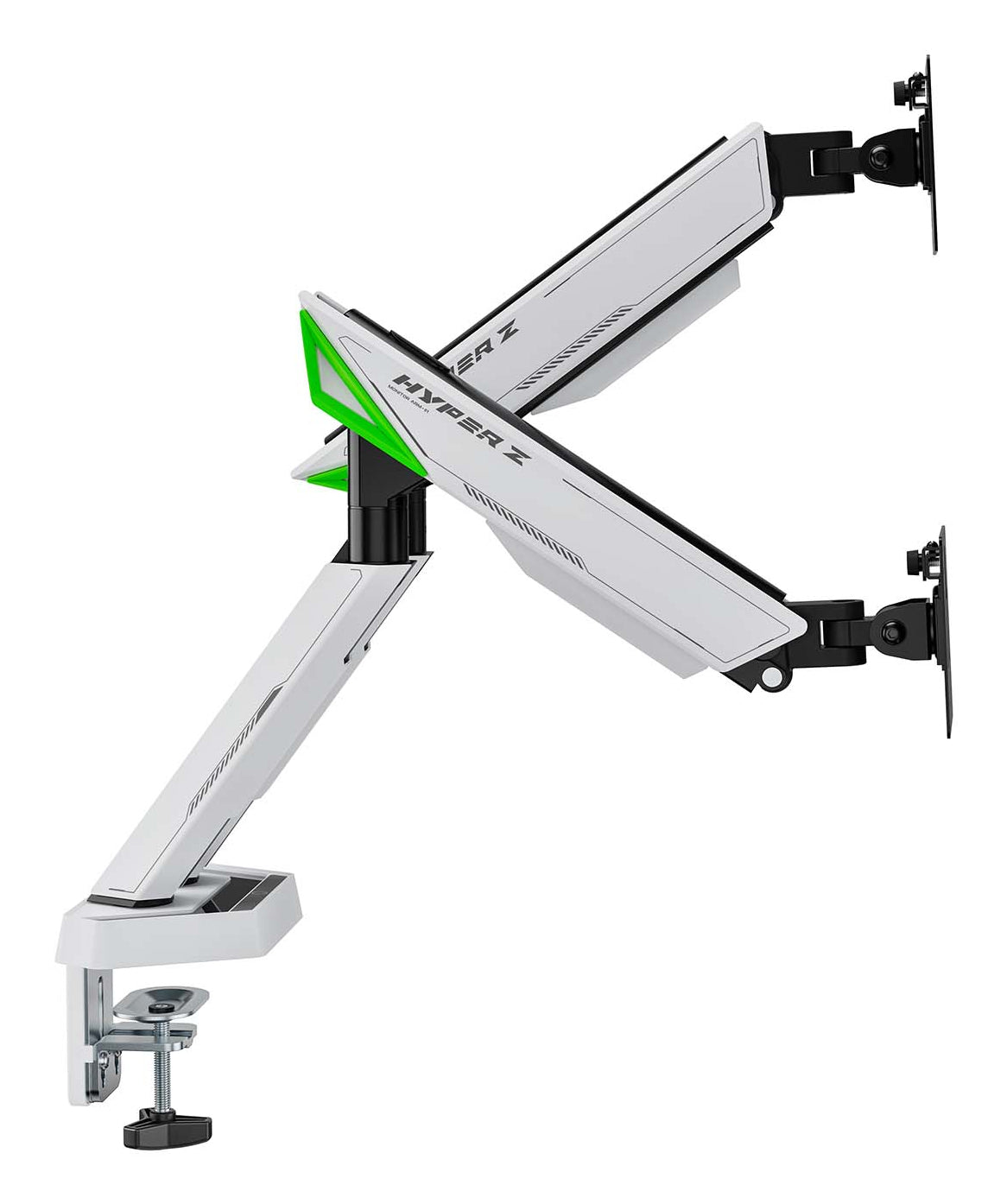 AISENS DT38TSR-345 soporte para monitor 96,5 cm (38") Escritorio Negro, Blanco (4)