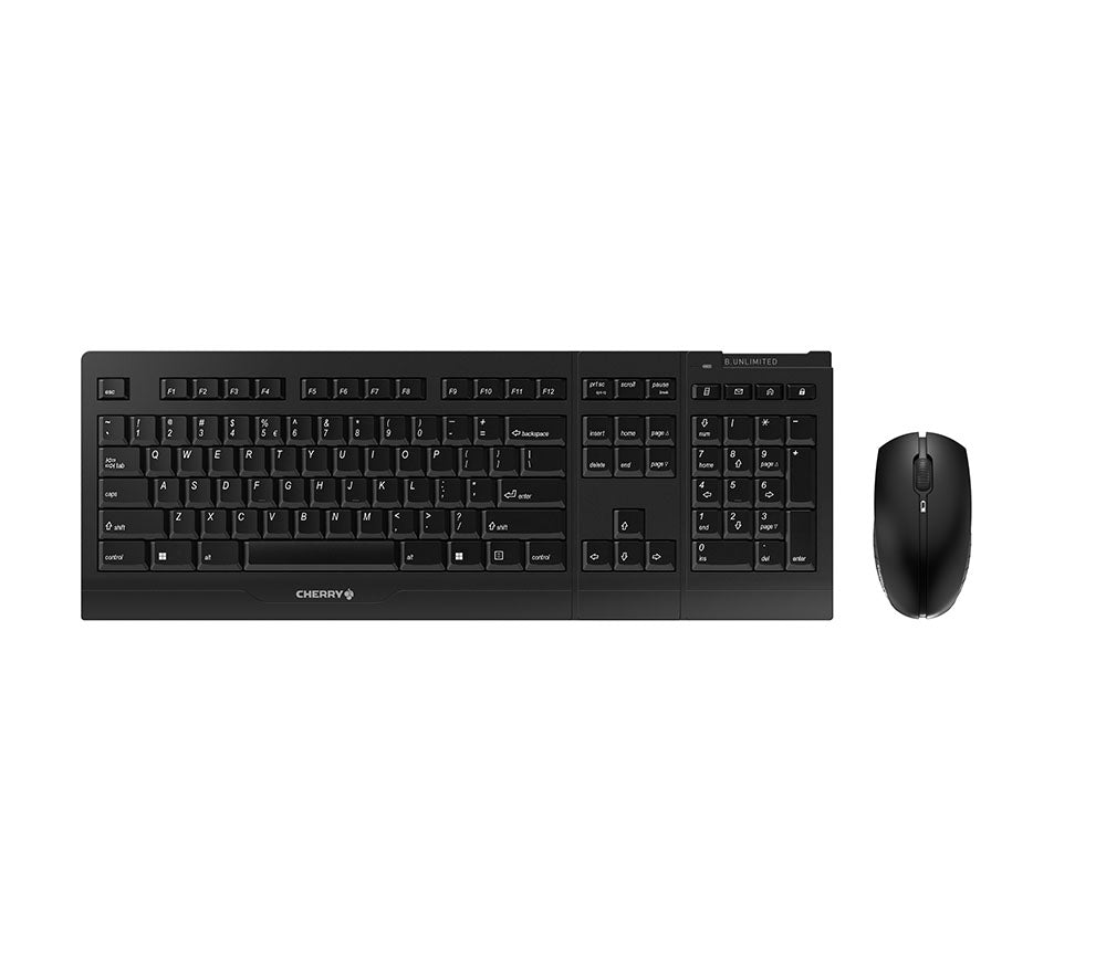 CHERRY B.Unlimited 3.0 teclado Ratón incluido Universal RF inalámbrico QWERTY Inglés de EE. UU. Negro