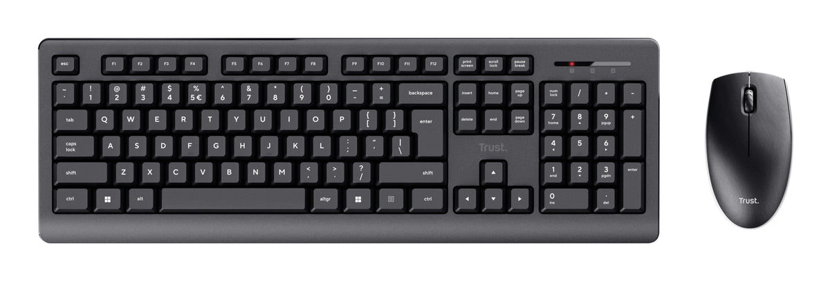 Trust Primo teclado Ratón incluido Oficina RF inalámbrico QWERTY Español Negro (5)