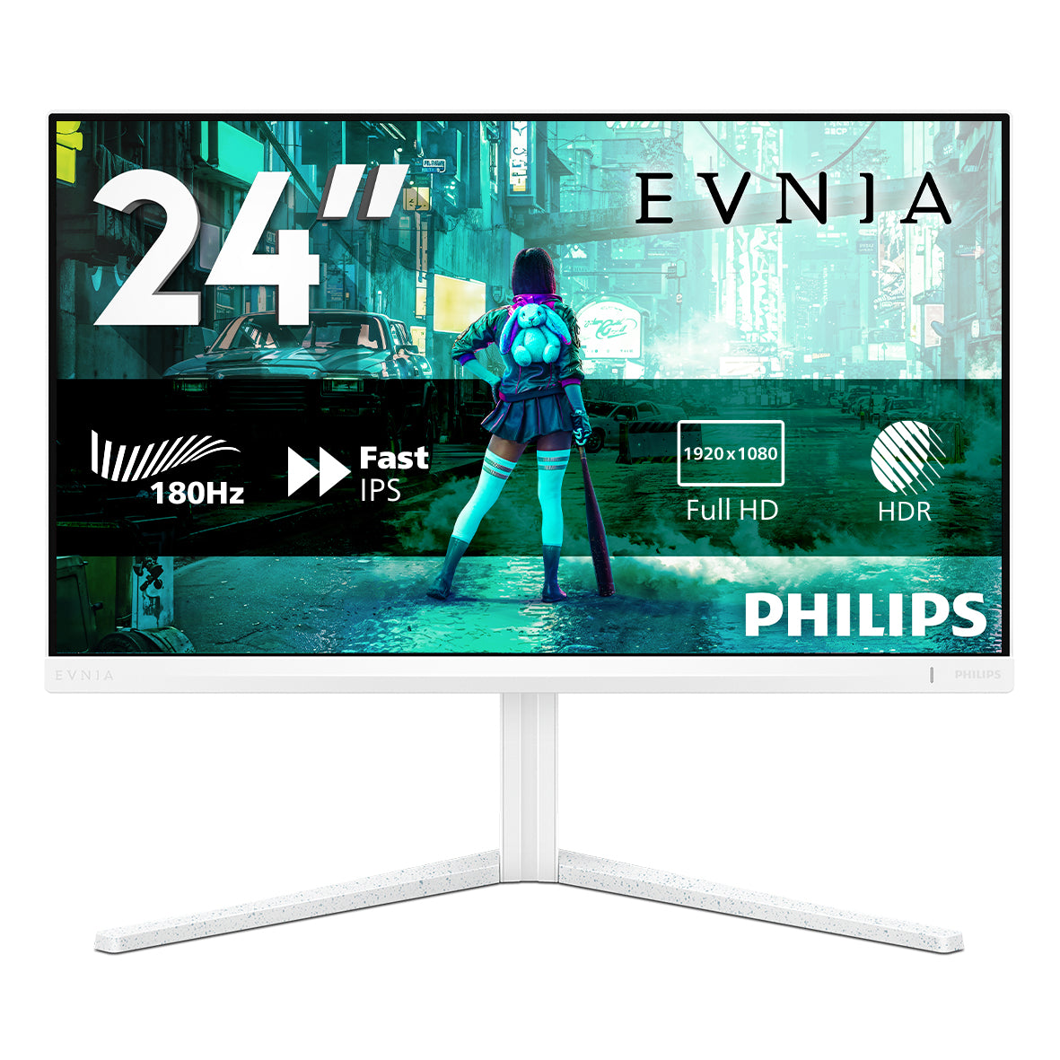 Philips Evnia 24M2N3201A/00 pantalla para PC 60,5 cm (23.8") 1920 x 1080 Pixeles Full HD LCD Blanco (2)