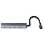 Lindy 43414 hub de interfaz USB 3.2 Gen 2 (3.1 Gen 2) Type-C 10000 Mbit/s Gris (3)