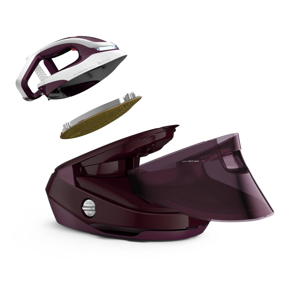 Tefal Pro Express Vision GV9810 3000 W 1,1 L Durilium AirGlide Autoclean soleplate Rojo, Blanco (3)