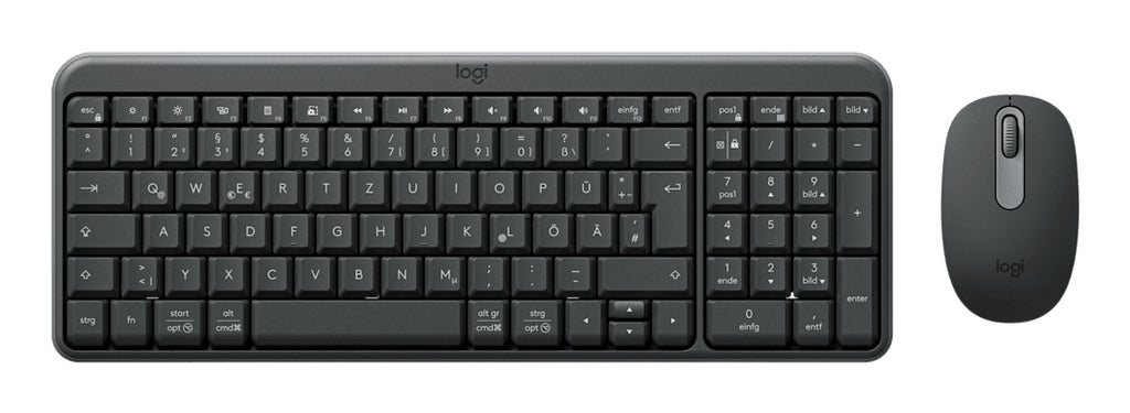 Logitech MK250 teclado Ratón incluido Universal RF Wireless + Bluetooth QWERTZ Alemán Grafito (2)