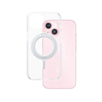 PanzerGlass CARE™ by ® Case Transparent w. Silver Kickstand & MagSafe iPhone 15 funda para teléfono móvil 15,5 cm (6.1") Transparente