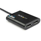 StarTech.com USB32DP24K60 Adaptador gráfico USB 4096 x 2160 Pixeles Negro (2)