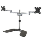 StarTech.com ARMDUALSS soporte para monitor 81,3 cm (32") Negro, Plata