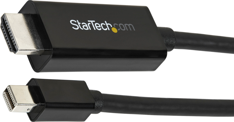 Startech MDP2HDMM3MB - 4K 30Hz, UltraHD, Cable con Adaptador Incluido, Negro