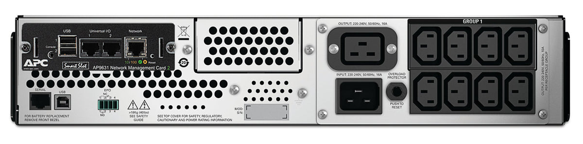 APC Smart-UPS 3000VA sistema de alimentación ininterrumpida (UPS) Línea interactiva 3 kVA 2700 W 9 salidas AC (3)
