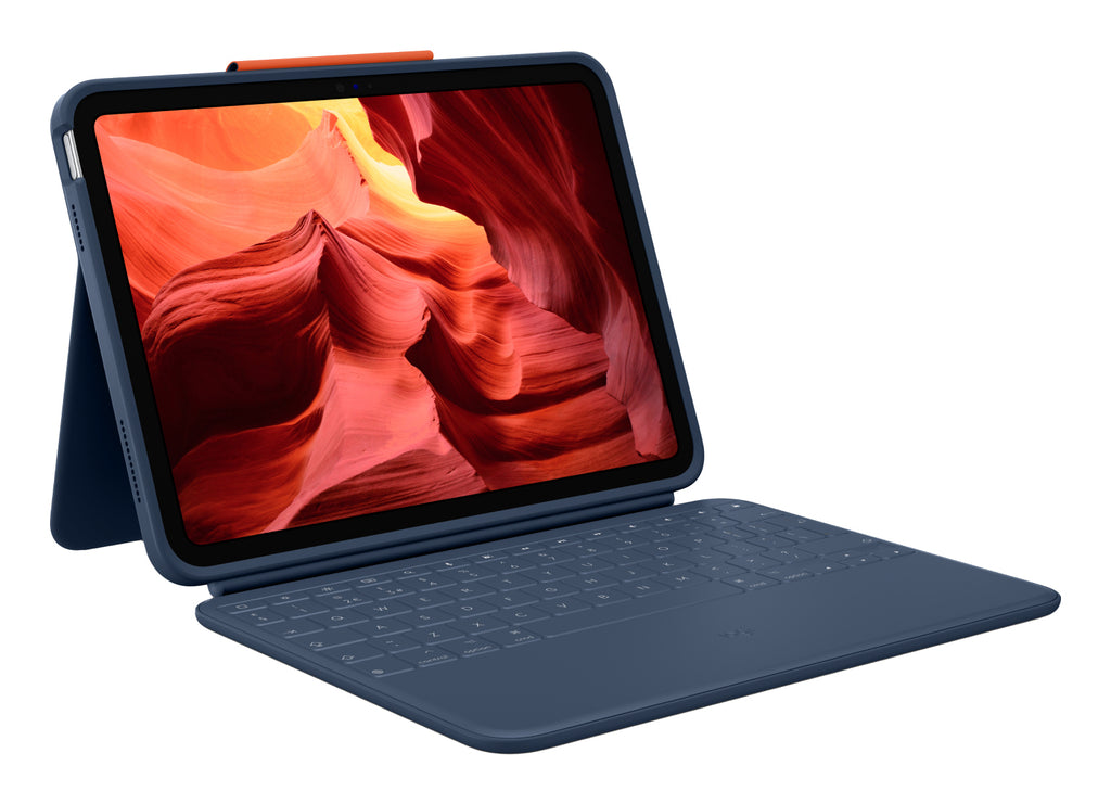 Logitech Rugged Combo 4 QWERTY Inglés del Reino Unido Smart Connector Azul (6)