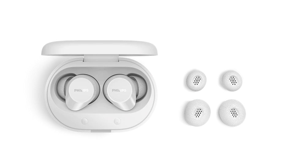 Philips TAT1300WT/00 auricular y casco Auriculares True Wireless Stereo (TWS) Dentro de oído Llamadas/Música Bluetooth Blanco (7)
