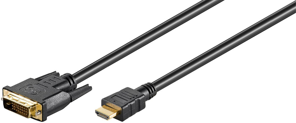 Microconnect HDM1924110 adaptador de cable de vídeo 10 m DVI-D HDMI tipo A (Estándar) Negro (2)