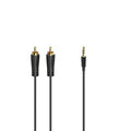 Hama 00205260 cable de audio 1,5 m 3,5mm 2 x RCA Negro