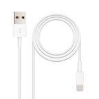 Nanocable 10.10.0402 cable de conector Lightning 2 m Blanco (2)