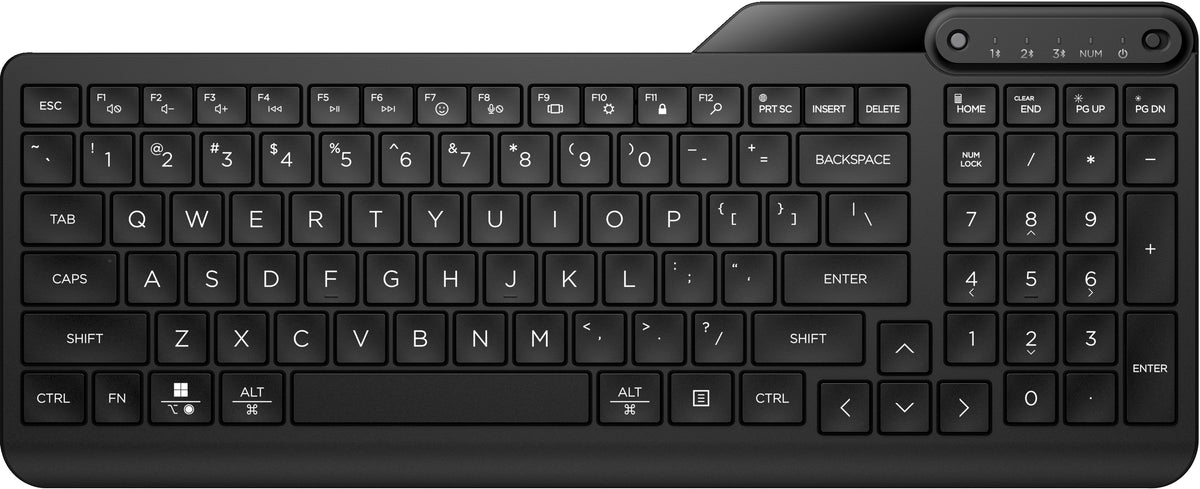 HP 460 Multi-Device Keyboard-F - Tastatur - Bluetooth 5 teclado Hogar Negro (9)