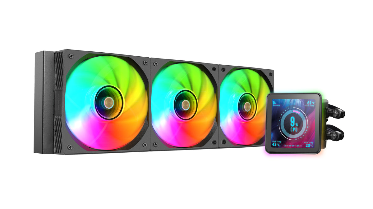 Mars Gaming ML-VISIONPRO360 Procesador Sistema de refrigeración líquida todo en uno 12 cm Negro 1 pieza(s) (3)