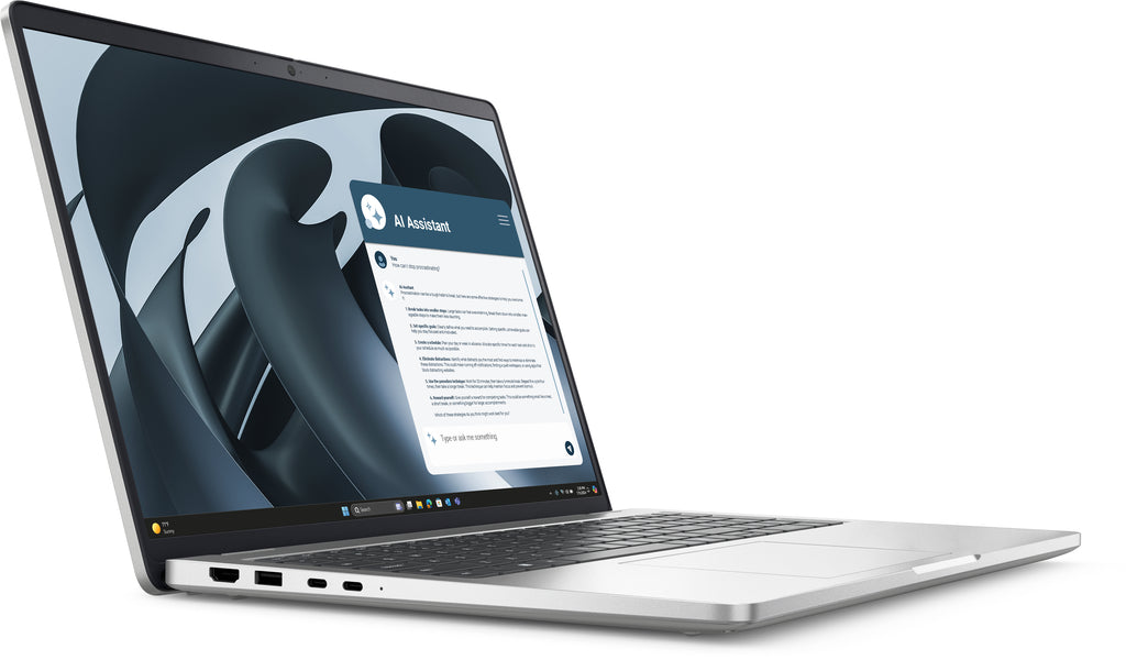 DELL Pro 16 Plus PB16255 Copilot+ PC AMD Ryzen AI 7 350 Portátil 40,6 cm (16") Full HD+ 32 GB LPDDR5x-SDRAM 512 GB SSD Wi-Fi 7 (802.11be) Windows 11 Pro Platino, Plata Alemán (3)