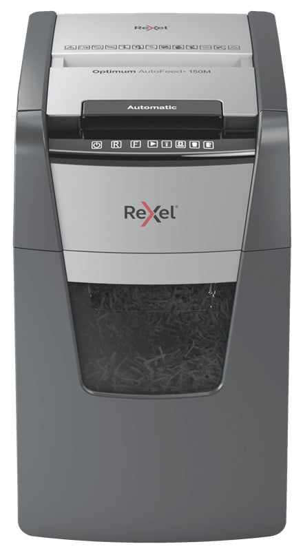 Rexel Optimum AutoFeed+ 150M triturador de papel Microcorte 55 dB 22 cm Negro