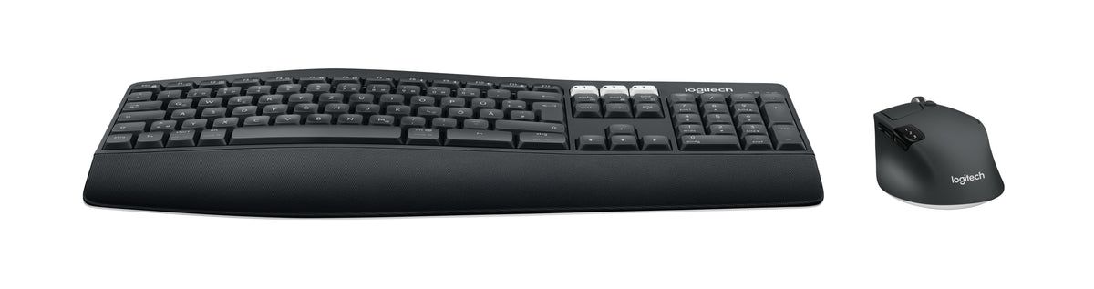 Logitech 920-008221 teclado Ratón incluido Universal RF Wireless + Bluetooth QWERTZ Alemán Negro (2)