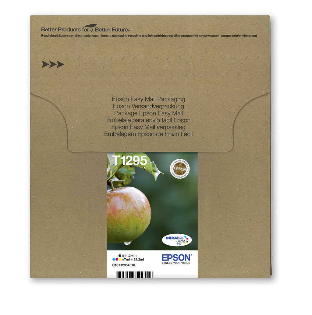 Epson Apple T129 cartucho de tinta 1 pieza(s) Original Low Yield Negro, Cian, Magenta, Amarillo (2)