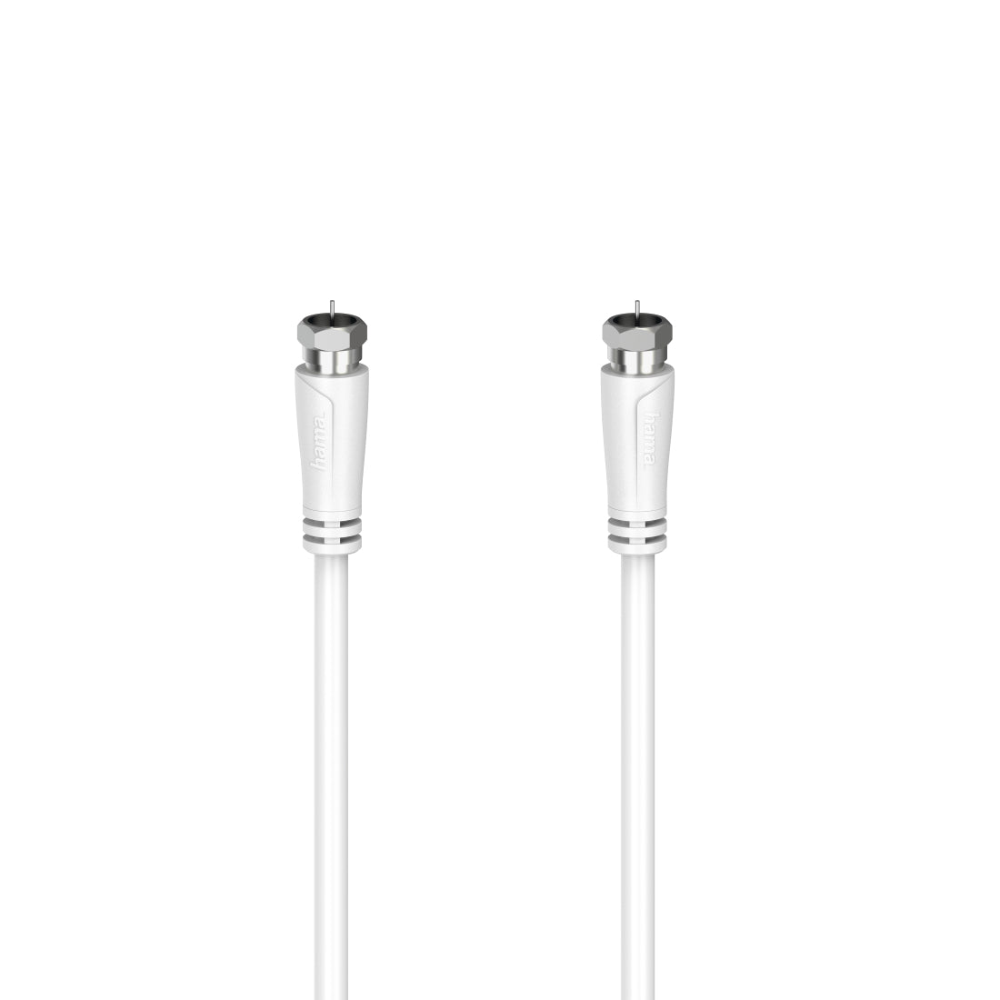 Hama 00205064 cable coaxial 3 m F Blanco