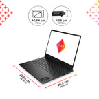 HP OMEN 16-u0004na Intel® Core™ i7 i7-13700HX Laptop 40.6 cm (16") 2K 16 GB DDR5-SDRAM 1 TB SSD NVIDIA GeForce RTX 4060 Wi-Fi 6E (802.11ax) Windows 11 Home Black (8)