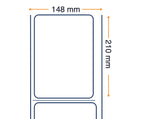 Labels, Zebra, Papel Térmico, Z-Perform 1000D Removible, An: 148 mm, Al: 210 mm, P: 200 mm, C: 76 mm 3004270