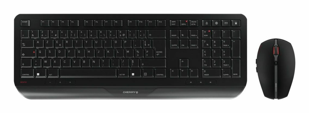 CHERRY JD-7000FR-2 teclado Ratón incluido Hogar / Oficina RF inalámbrico AZERTY Francés Negro