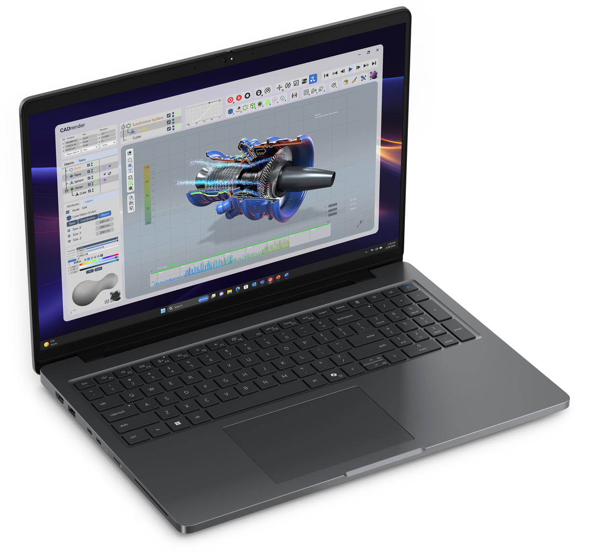 DELL Pro Precision 5 16 PW516261 Copilot+ PC Intel Core Ultra 7 366H Portátil 40,6 cm (16") Full HD+ 32 GB LPDDR5x-SDRAM 1 TB SSD NVIDIA RTX Pro 1000 Blackwell Wi-Fi 7 (802.11be) Windows 11 Pro Negro Español (2)