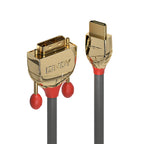 Lindy 36198 adaptador de cable de vídeo 10 m HDMI tipo A (Estándar) DVI-D Gris (2)