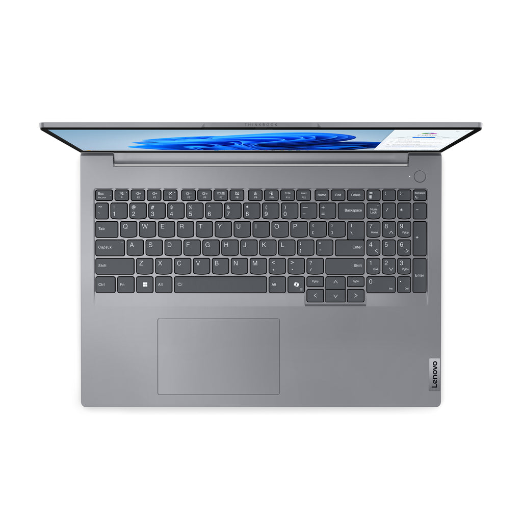 Lenovo ThinkBook 16 G7 ARP AMD Ryzen™ 5 7535HS Portátil 40,6 cm (16") WUXGA 16 GB DDR5-SDRAM 256 GB SSD Wi-Fi 6E (802.11ax) Windows 11 Pro Gris Inglés del Reino Unido (9)
