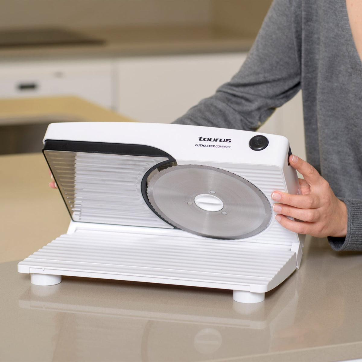 Taurus Cortafiambres Plegable Cutmaster Compact cortafiambres eléctrico 100 W