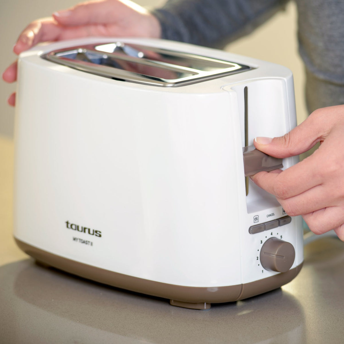 Taurus Mytoast II 7, 2 rebanadas, 750 W blanco