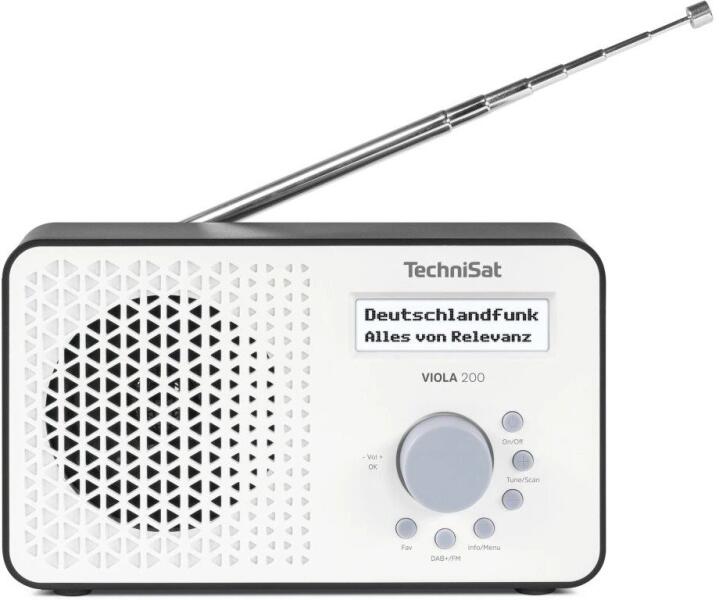 TechniSat 0000/2936 radio Portátil Digital Blanco