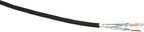 Cable datos Cat7 flex. S/FTP 100m, negro (2)