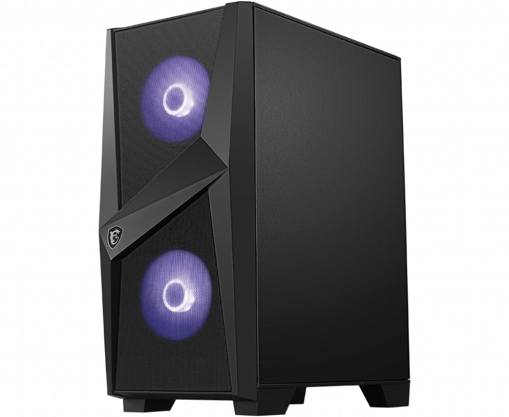 MSI MAG Forge 100M Midi Tower Negro, Transparente (4)