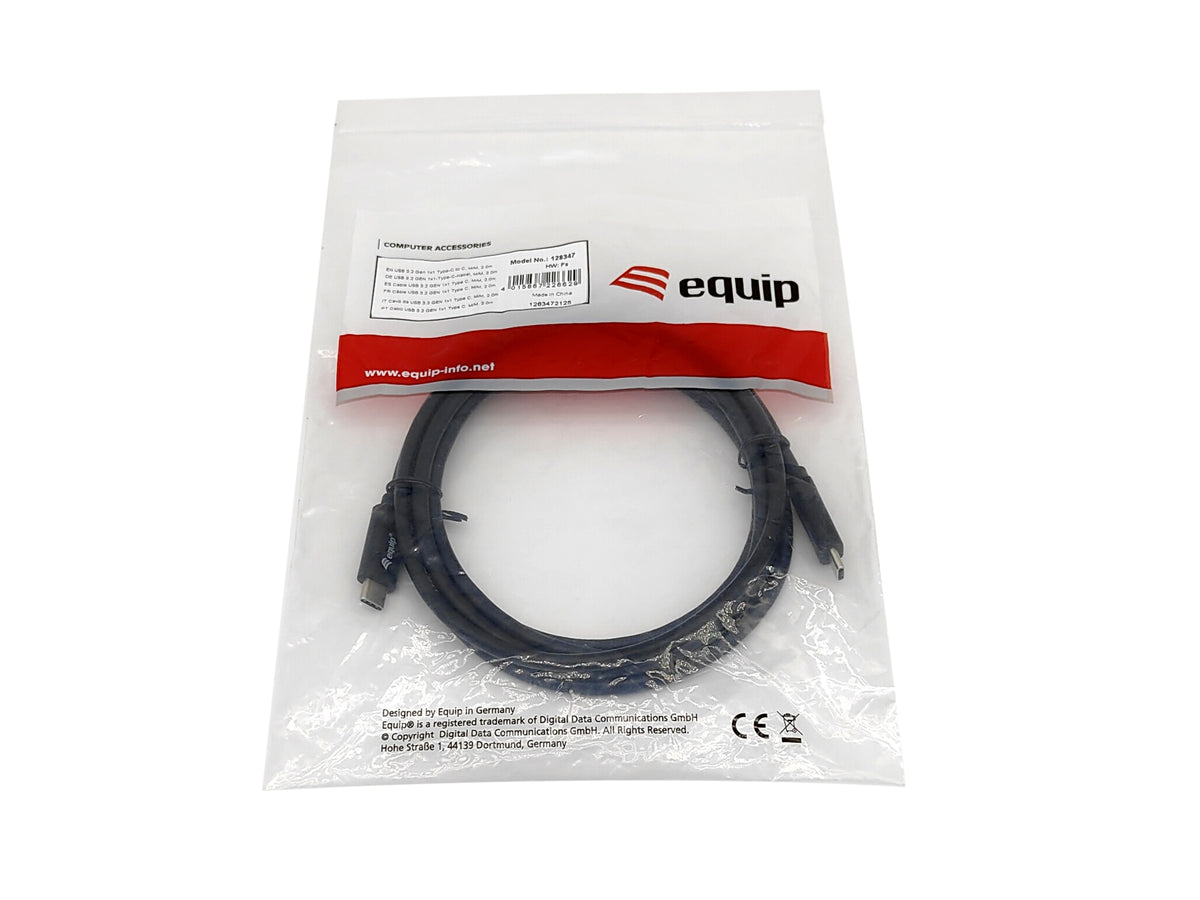 Equip 128348 cable USB USB 3.2 Gen 1 (3.1 Gen 1) 0,5 m USB C 5 Gbit/s 60 W Negro (5)