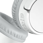 Auriculares con diadema con micro - en oreja - Bluetooth - inalámbrico, cableado - conector de 3,5 mm - blanco