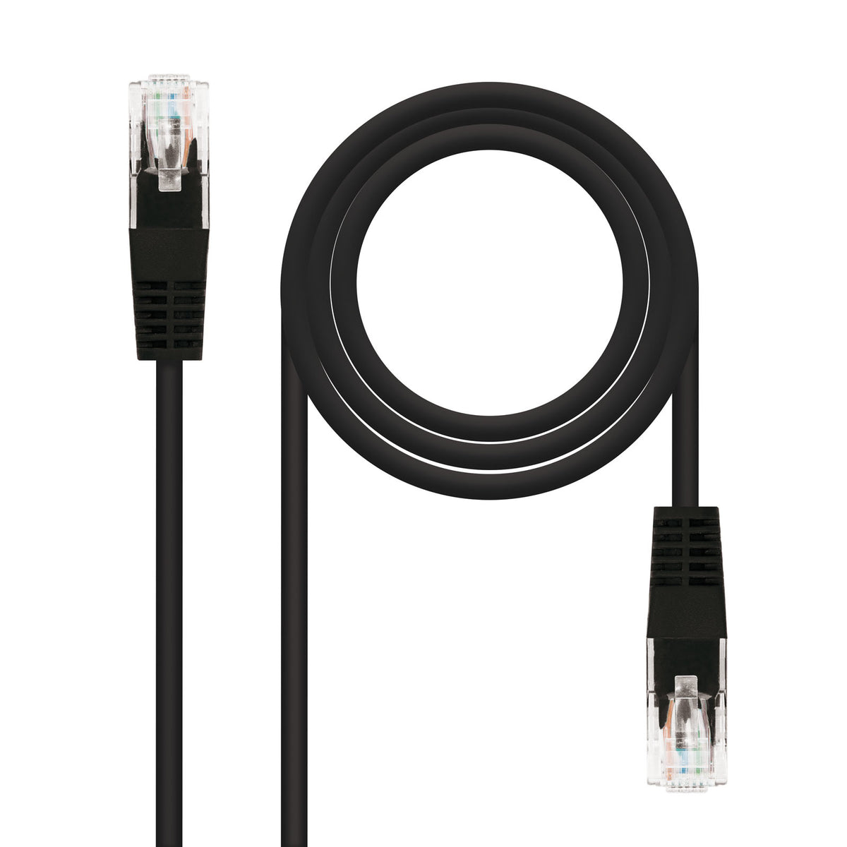 Nanocable 10.20.0400-BK cable de red Negro 0,5 m Cat6e U/UTP (UTP) (2)