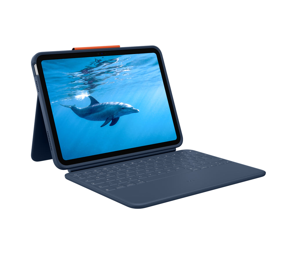 Logitech Rugged Combo 4 QWERTY Inglés del Reino Unido Smart Connector Azul (4)