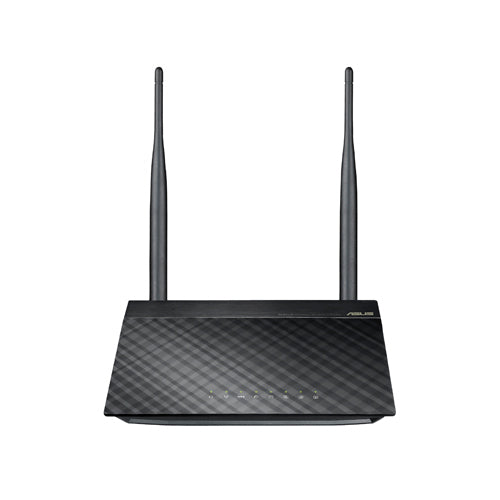 ASUS RT-N12E C1 N300 router inalámbrico Ethernet rápido Banda única (2,4 GHz) Negro, Metálico (2)