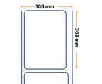 Labels, Zebra, Papel Normal, Z-Perform 1000T, An: 168 mm, Al: 368 mm, Fo: 300 mm, Ce: 76 mm 3005969