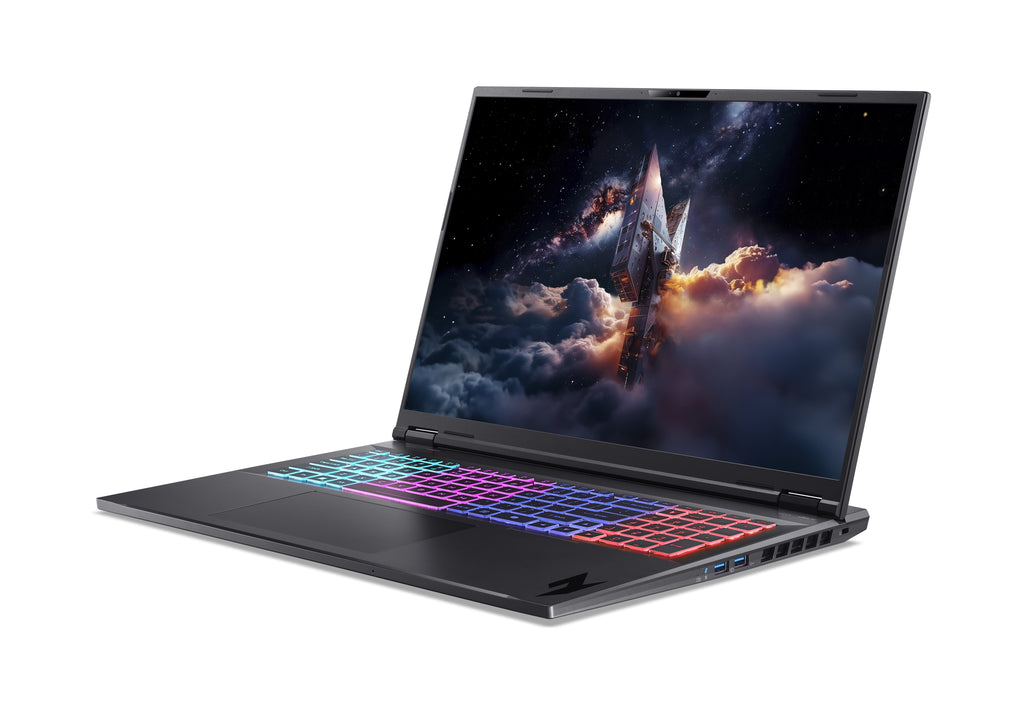 Acer Nitro 18 AI AMD AN18-61-R7SD AMD Ryzen AI 7 PRO 350 Portátil 45,7 cm (18") WQXGA 16 GB DDR5-SDRAM 1 TB SSD NVIDIA GeForce RTX 5070 Ti Wi-Fi 6E (802.11ax) Windows 11 Home Negro QWERTZ Alemán (3)