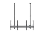 Multibrackets 8102 soporte para pantalla de señalización 190,5 cm (75") Negro (2)