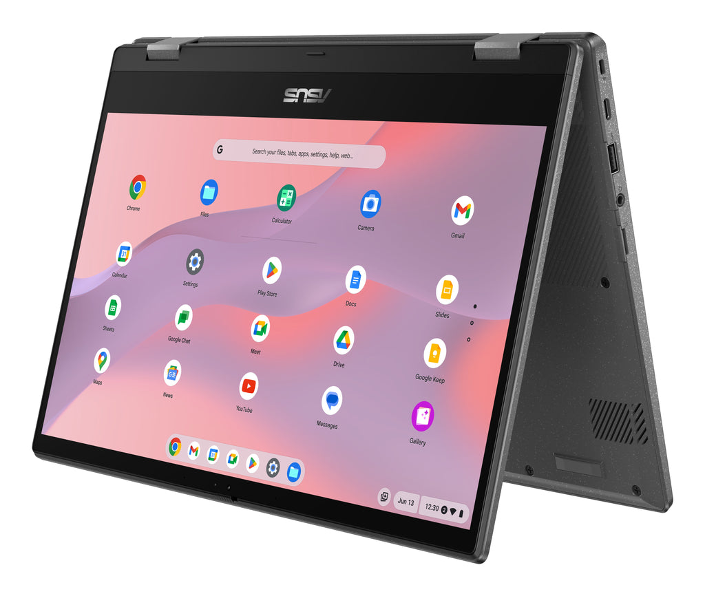 ASUS Chromebook CM14 Flip CM1402FM2A-EC0015 MediaTek Kompanio 520 35,6 cm (14") Pantalla táctil Full HD 8 GB LPDDR4x-SDRAM 128 GB eMMC Wi-Fi 6 (802.11ax) ChromeOS Gris QWERTZ Alemán (5)