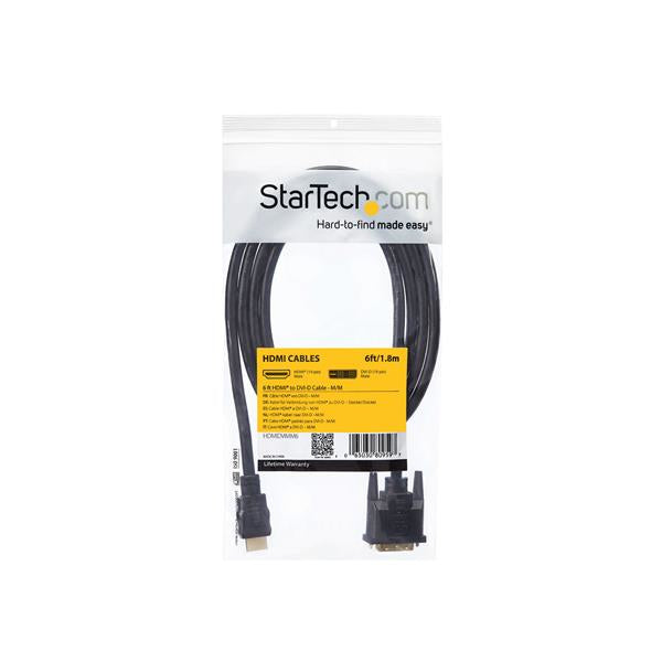 StarTech.com HDMIDVIMM6 adaptador de cable de vídeo Negro (7)